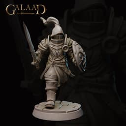 Queen's Knight Running 3d model