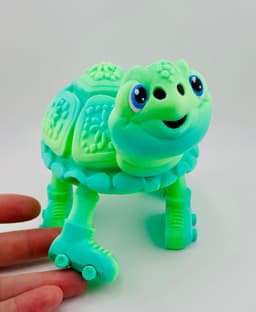 Turtle Roller Skate Flexi 3d model