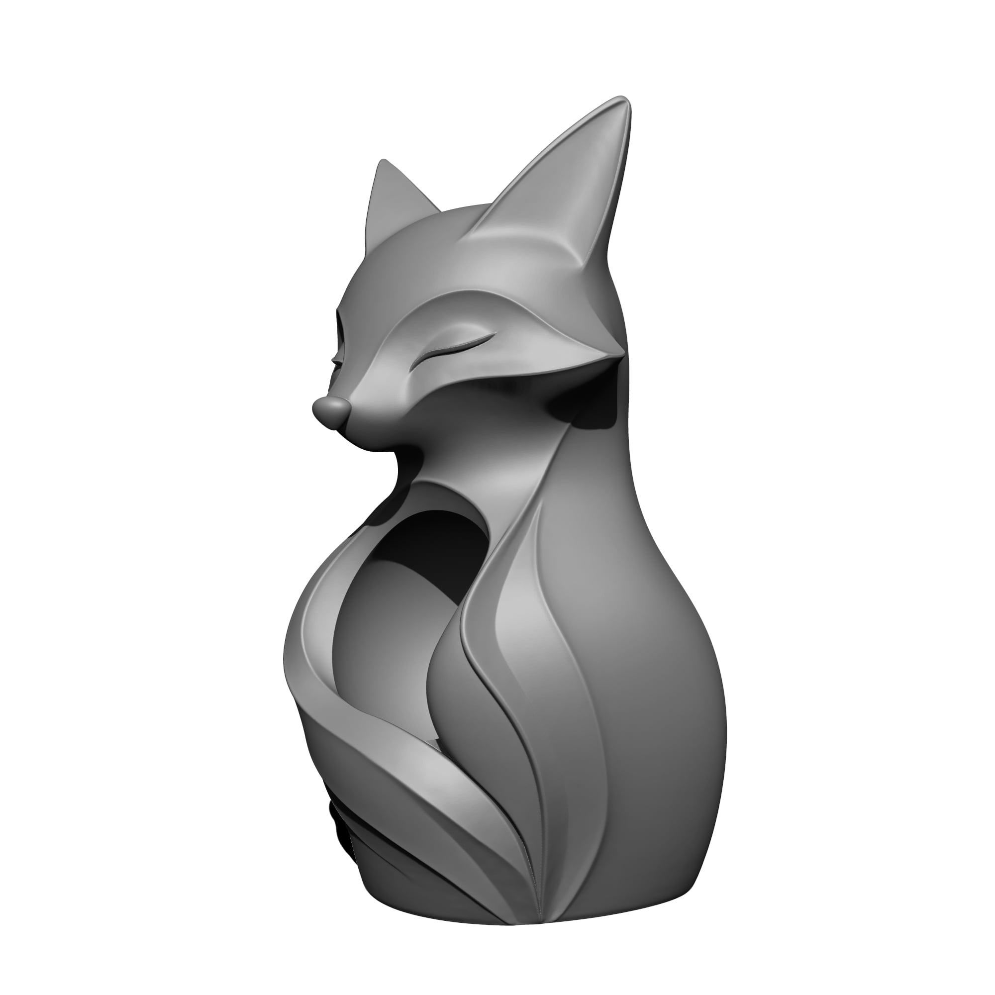 Fox Night Light 3d model