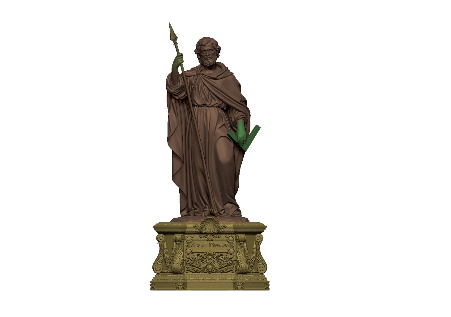Saint Thomas 3D Scanning STL Printable 3d model