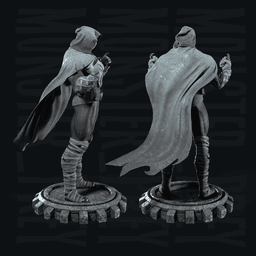 Moon Knight FREE 3D Print model 3d model