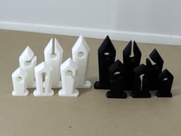 Slots Chess Set 3d model