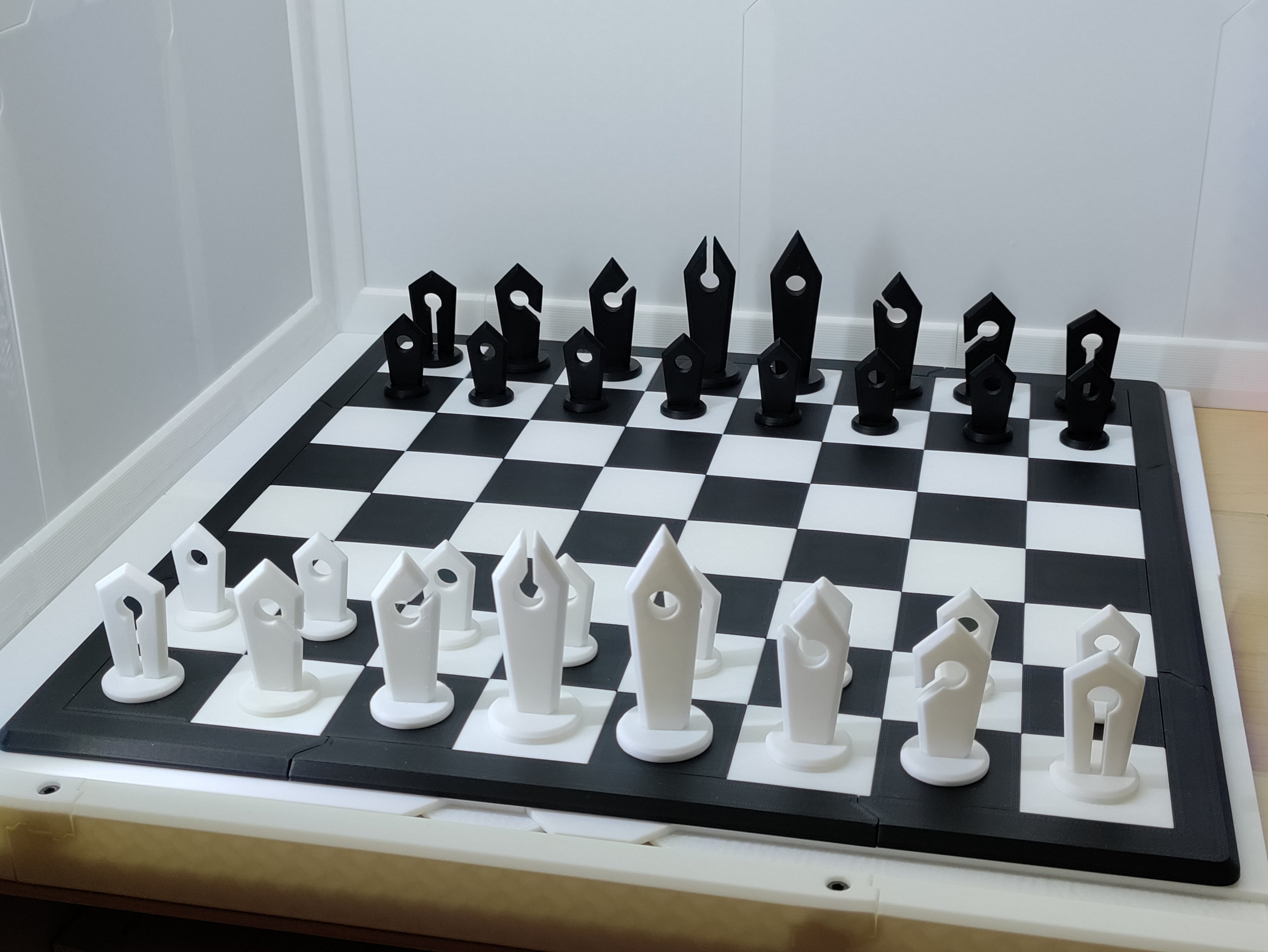 Slots Chess Set 3d model