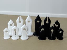 Slots Chess Set 3d model
