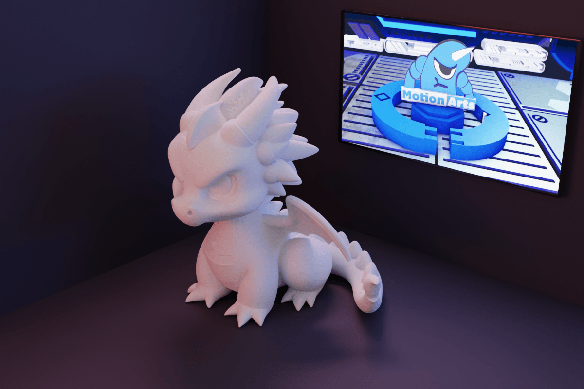 Dragao fofinho.stl 3d model