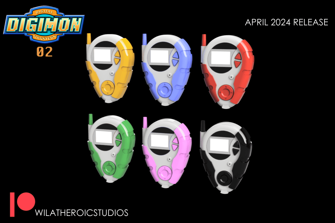 D3 Digivices 3d model