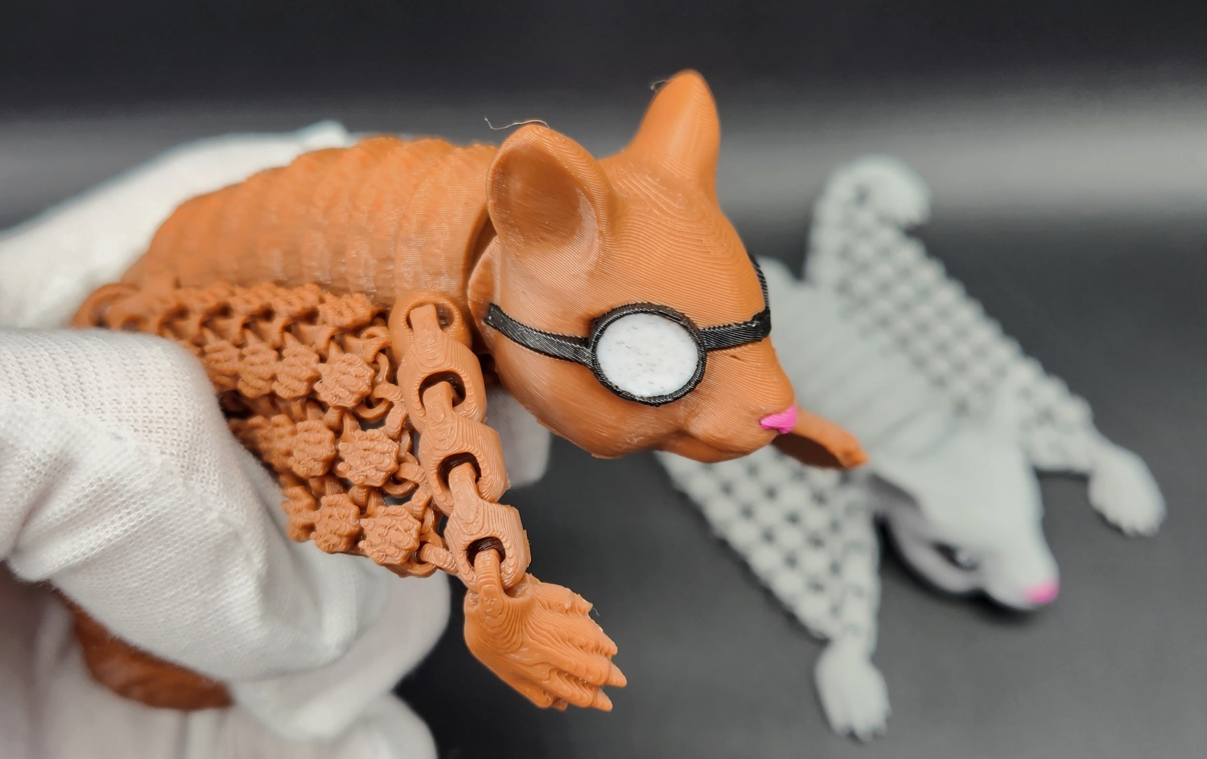 Cute Flexi Flying Squirrels UPDATED 3d model