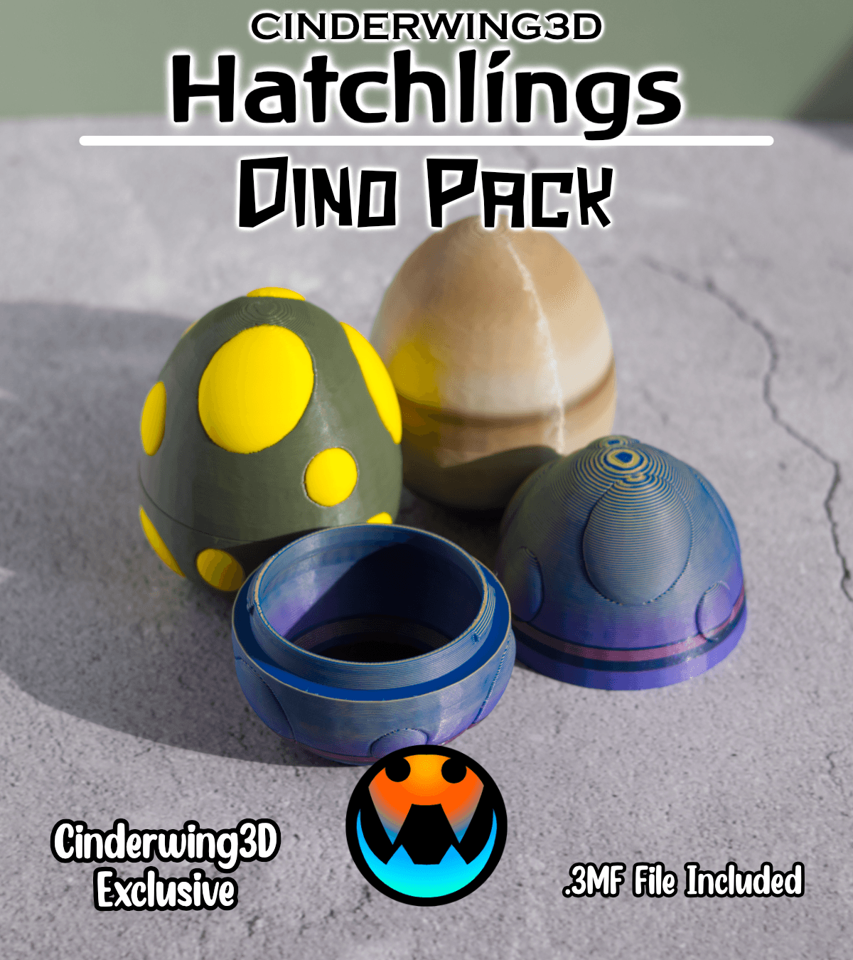 Hatchling Egg Pack 3d model