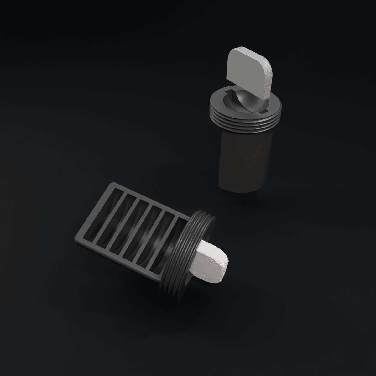 Yet another CR2032 container 3d model