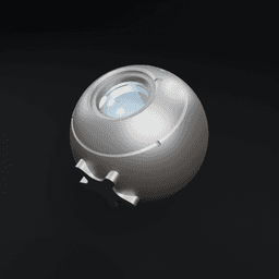 Krakoa flower pod light 3d model