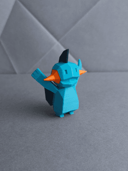 Marshtomp Low Poly Pokemon 3d model