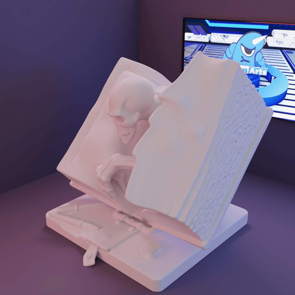 Esqueleto Livro.stl 3d model