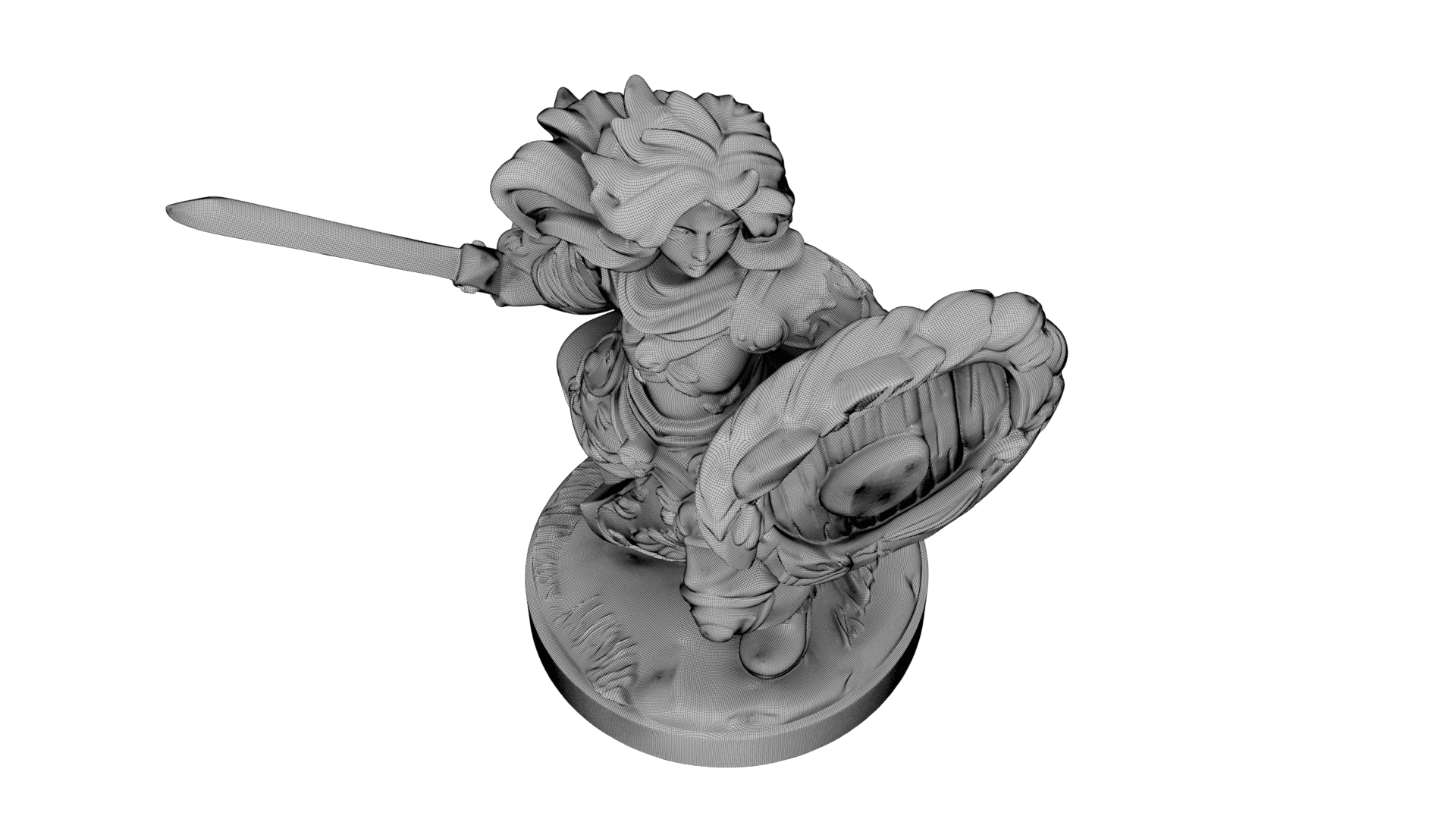 Emberblade Warrior 3d model