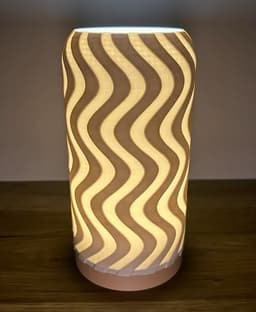 Modern Desktop Lamp Pod - Flow 3d model