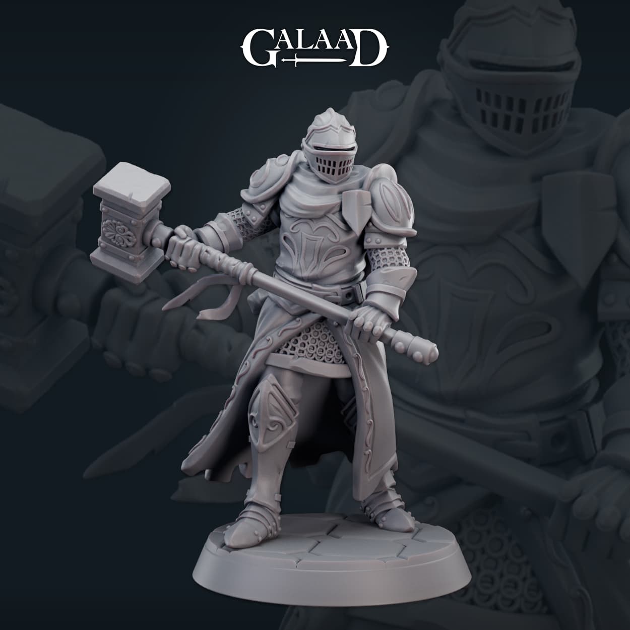 Dark fantasy Knight 04 3d model