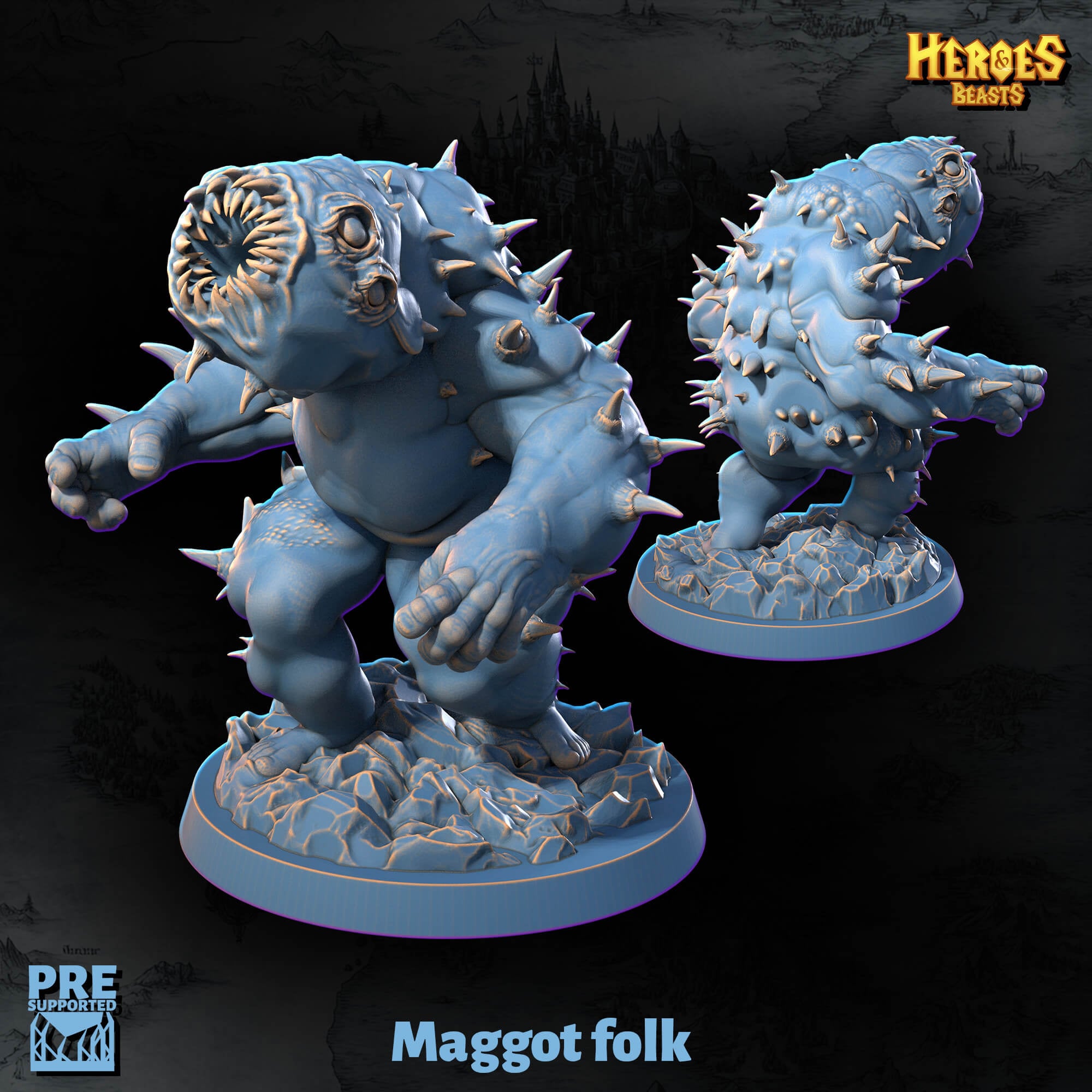 maggot folk 3d model