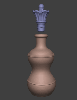 Corseted Potion Bottle with stopper 3d model