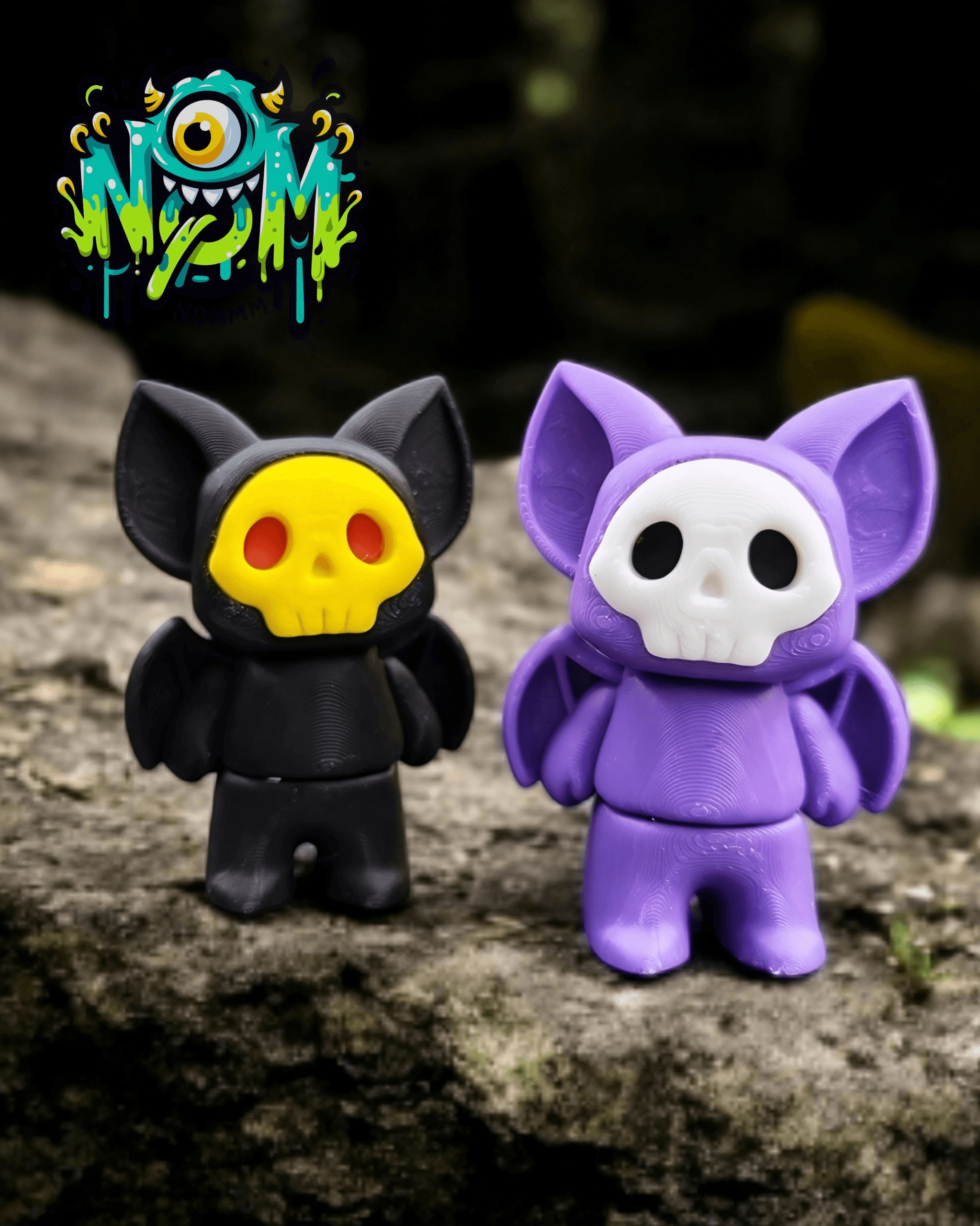 GRiM Critterz Bat Flexi- Nomz 3d model