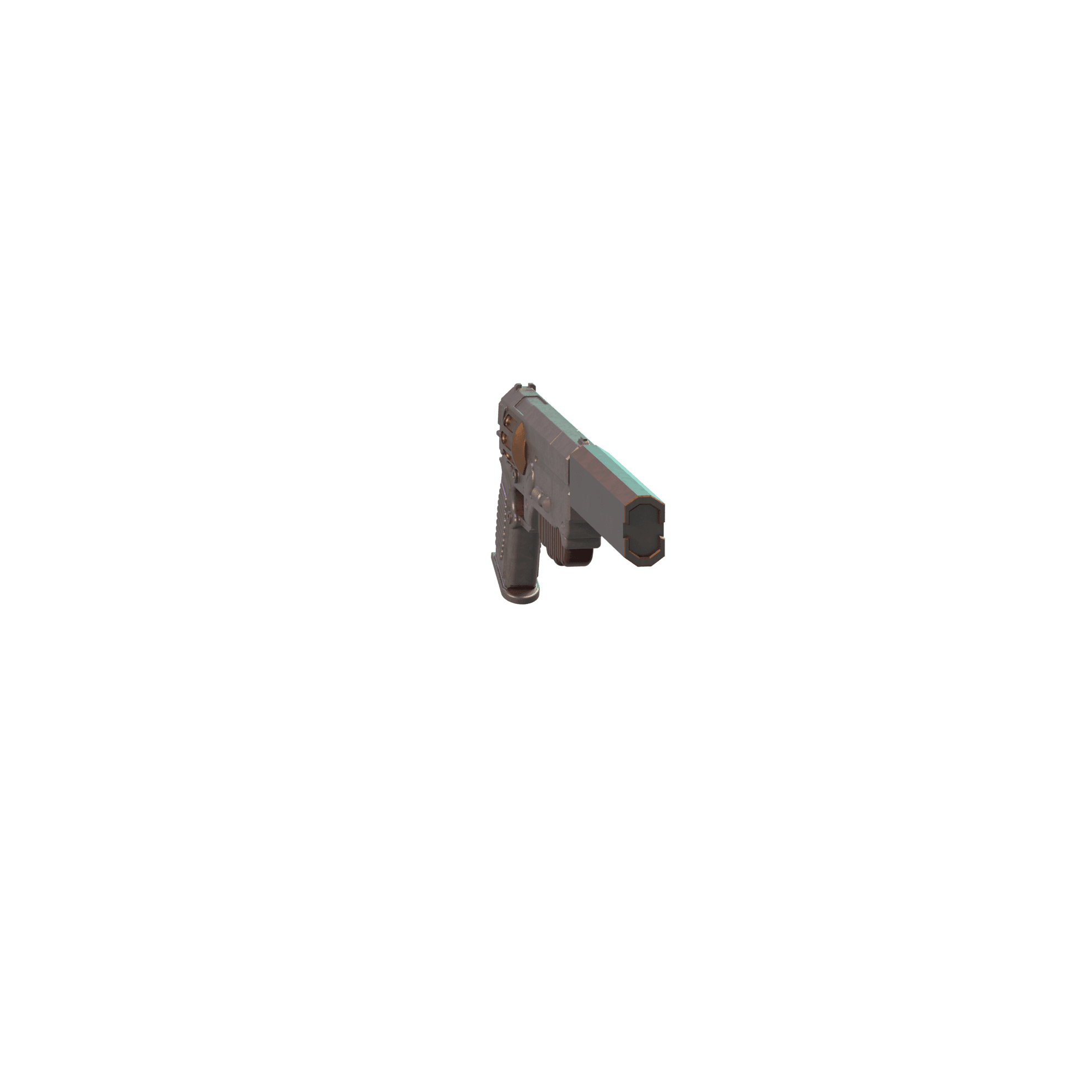 Fallout 10mm Pistol 1 3d model