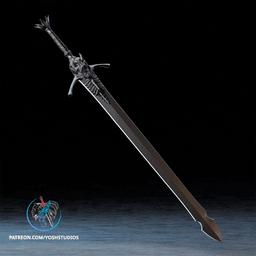 Rebellion Sword 3D Printer File STL 3d model