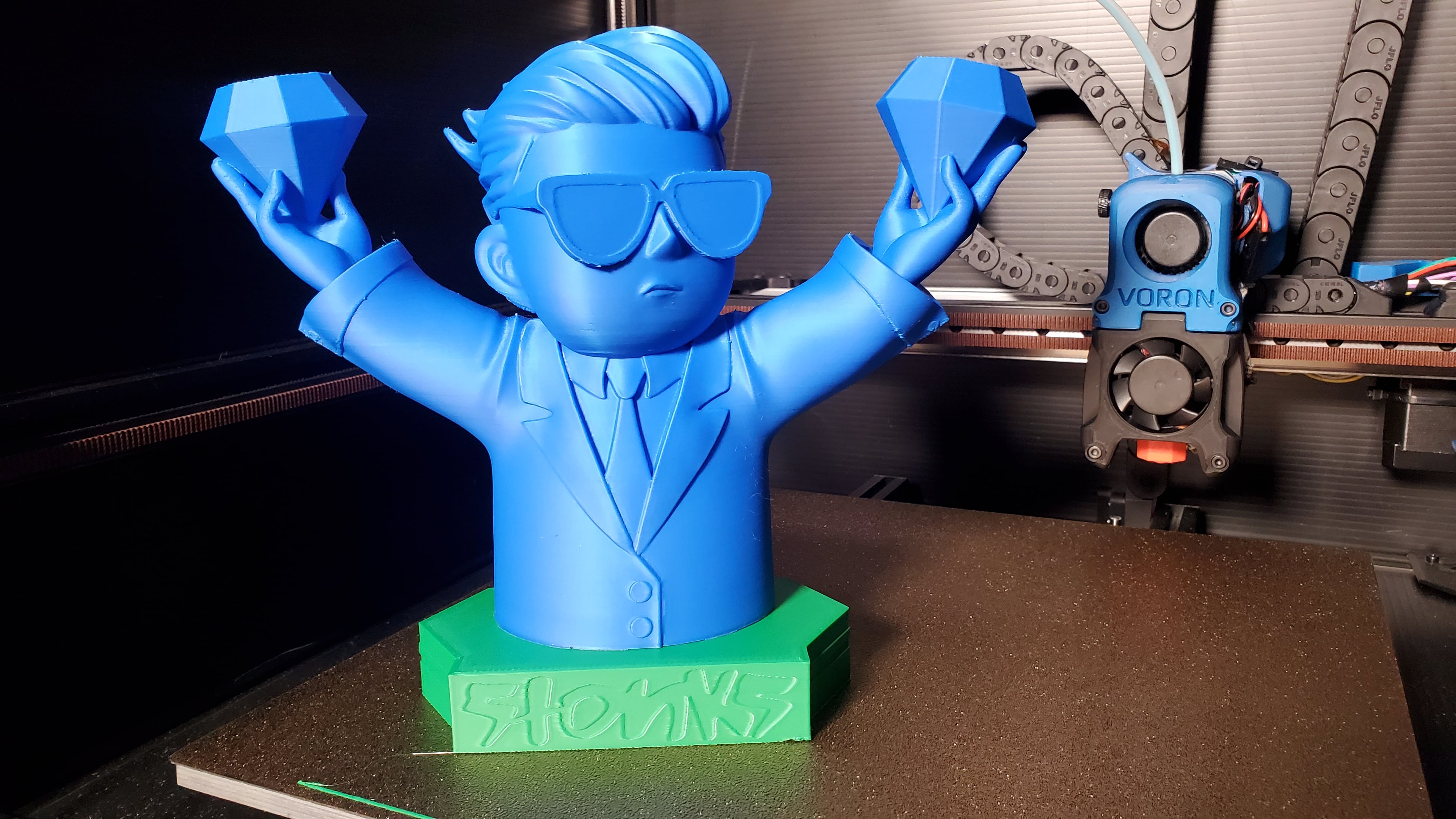 Voron v2.4 corexy
Pla @.2mm lh with a .6mm nozzle
