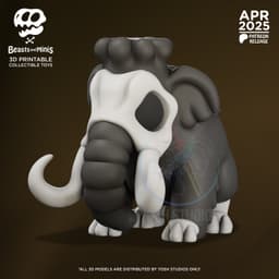 Boney Mammoth 3D Printer STL file 3d model