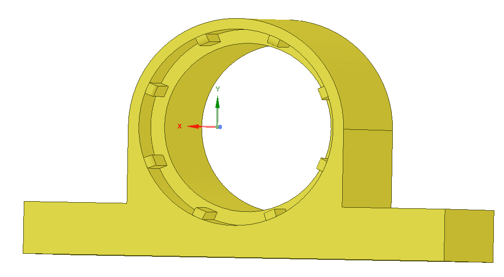 Bearing mount 3d model