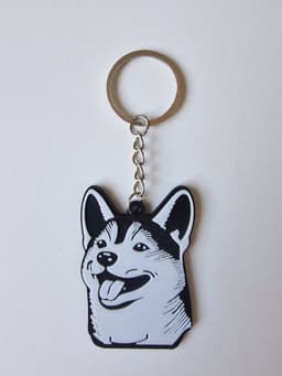 Pack BETA 25 dog keychains 3d model