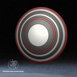 US Agent Shield Thunderbolts 3D Printer STL File 3d model