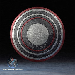 US Agent Shield Thunderbolts 3D Printer STL File 3d model
