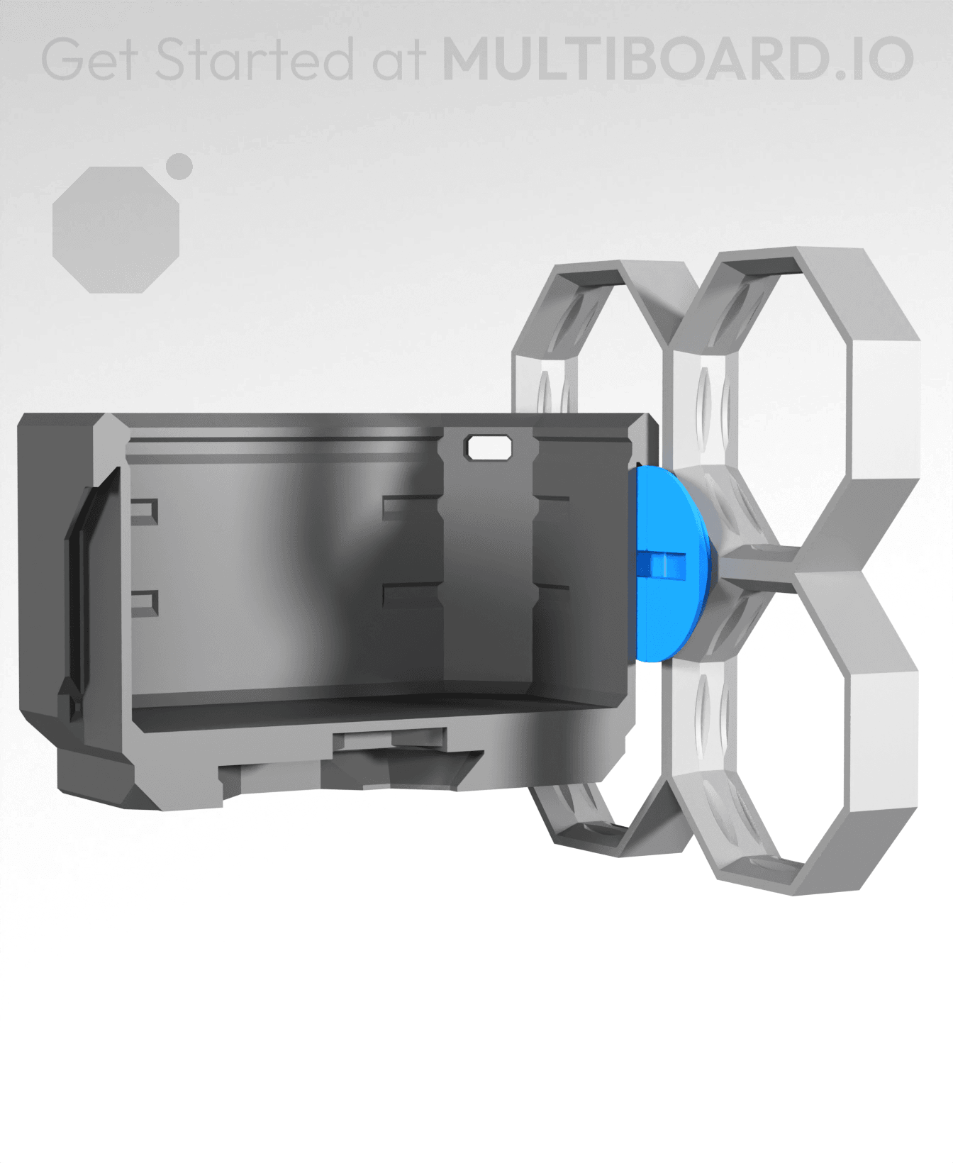 Small Thread - Lite Fix Point (Folded) 3d model