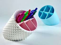 Desk Organizer - 3DHoneyComb 3d model