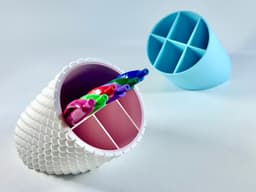 Desk Organizer - 3DHoneyComb 3d model
