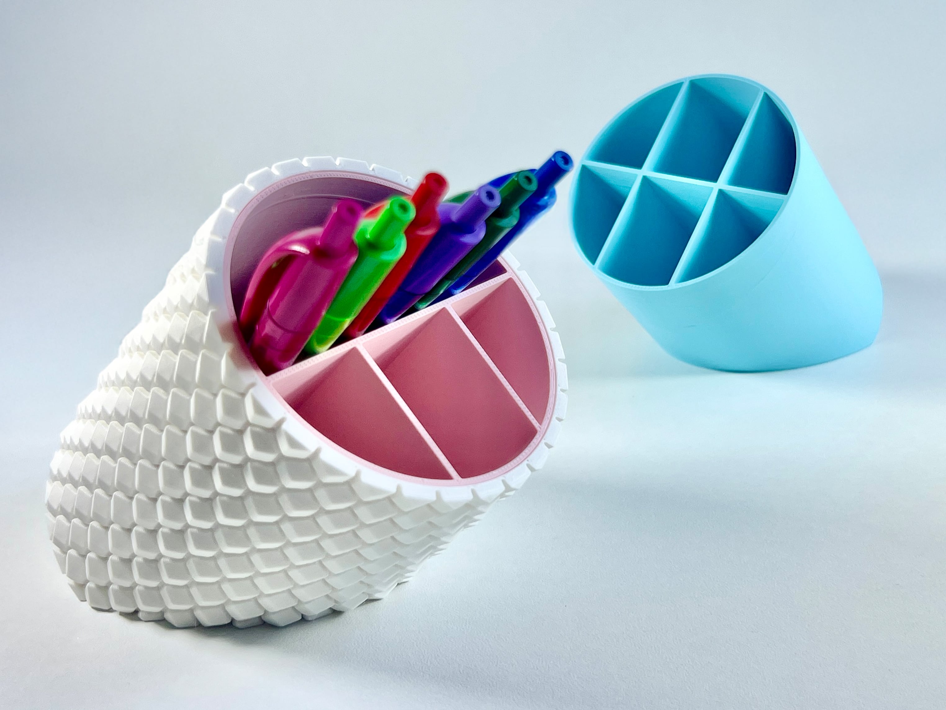 Desk Organizer - 3DHoneyComb 3d model