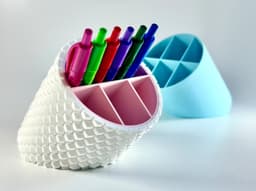 Desk Organizer - 3DHoneyComb 3d model