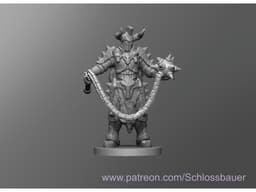 Ball and Chain Soldier 3d model