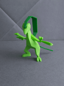 Grovyle Low Poly Pokemon 3d model