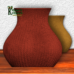 knitted holiday vase 3d model
