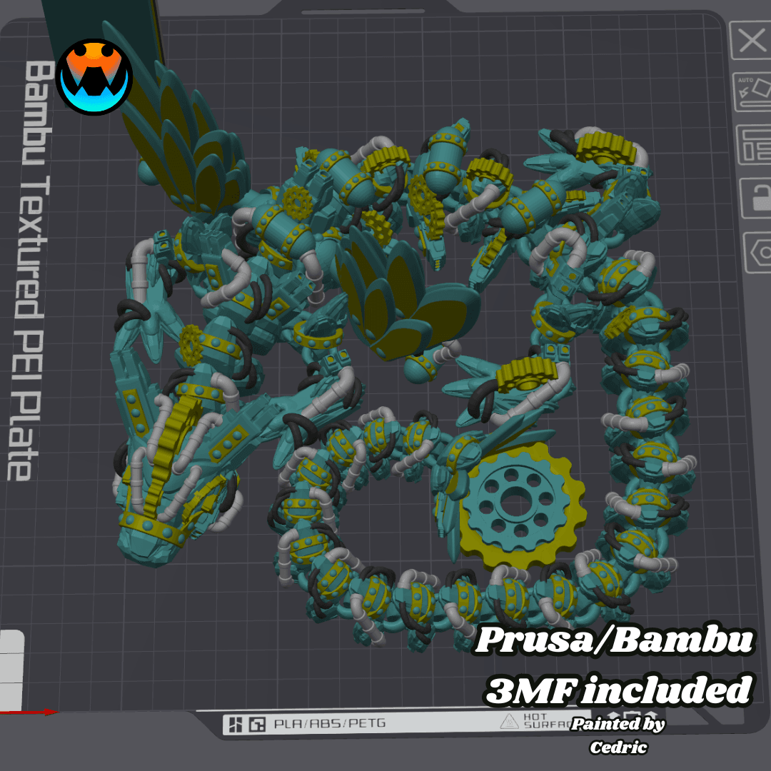 Steampunk Dragon 3d model