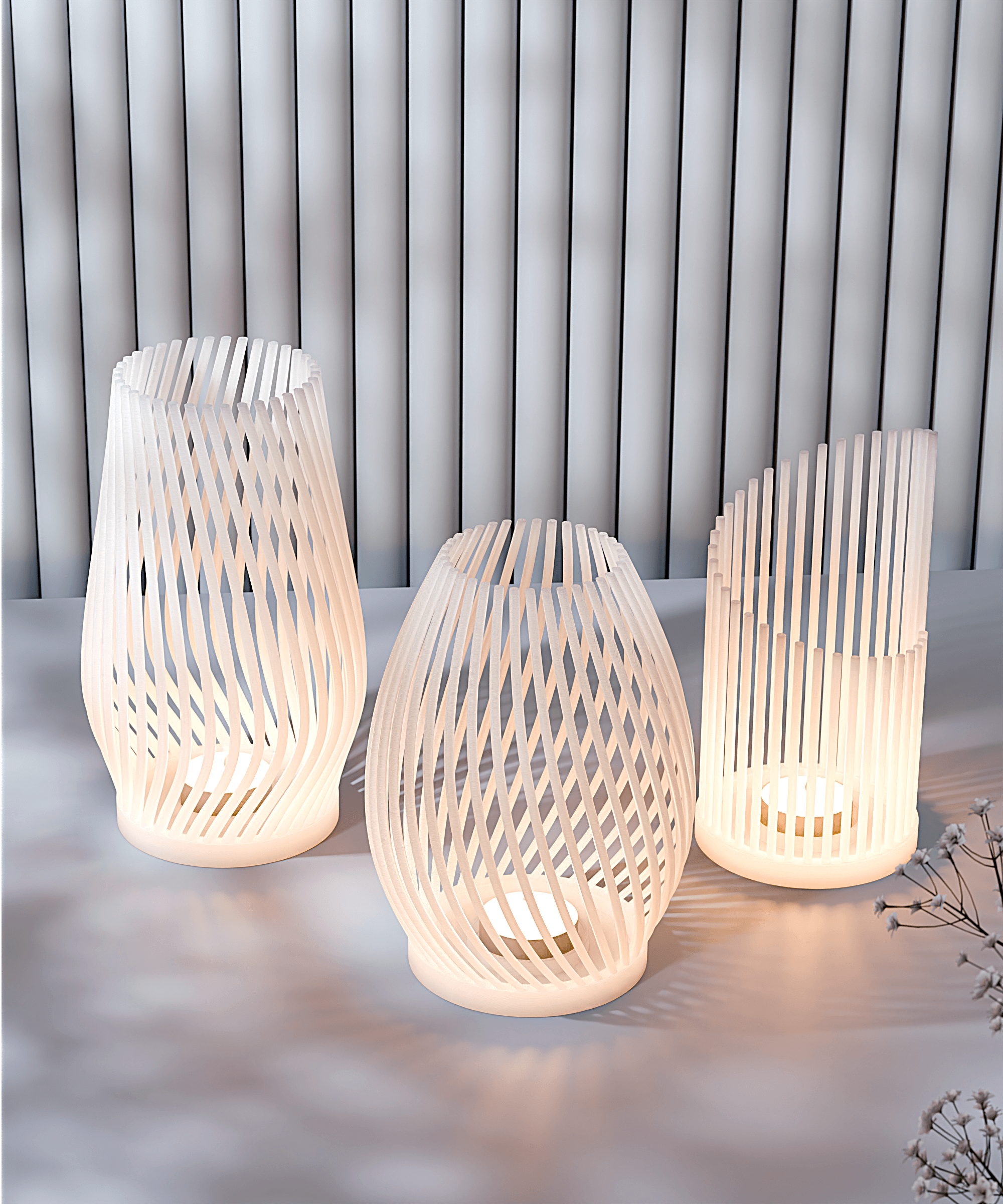 Candle_Holder_Set_V3 3d model