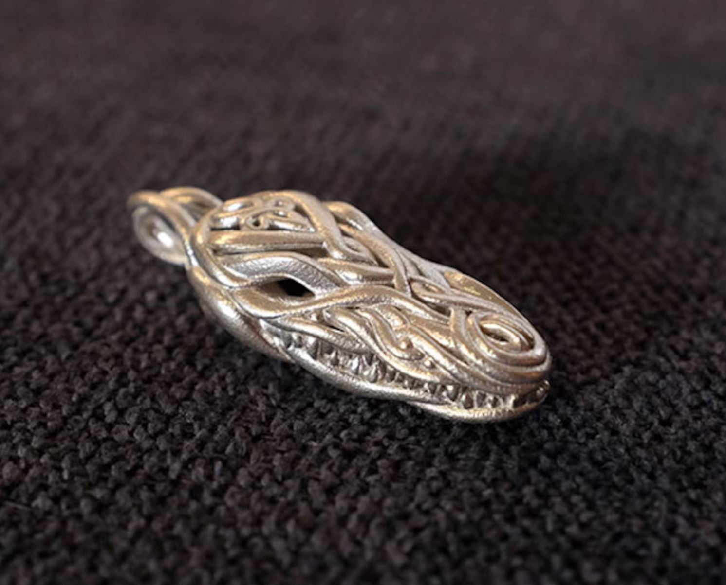 Crocodile Head Pendant 3d model