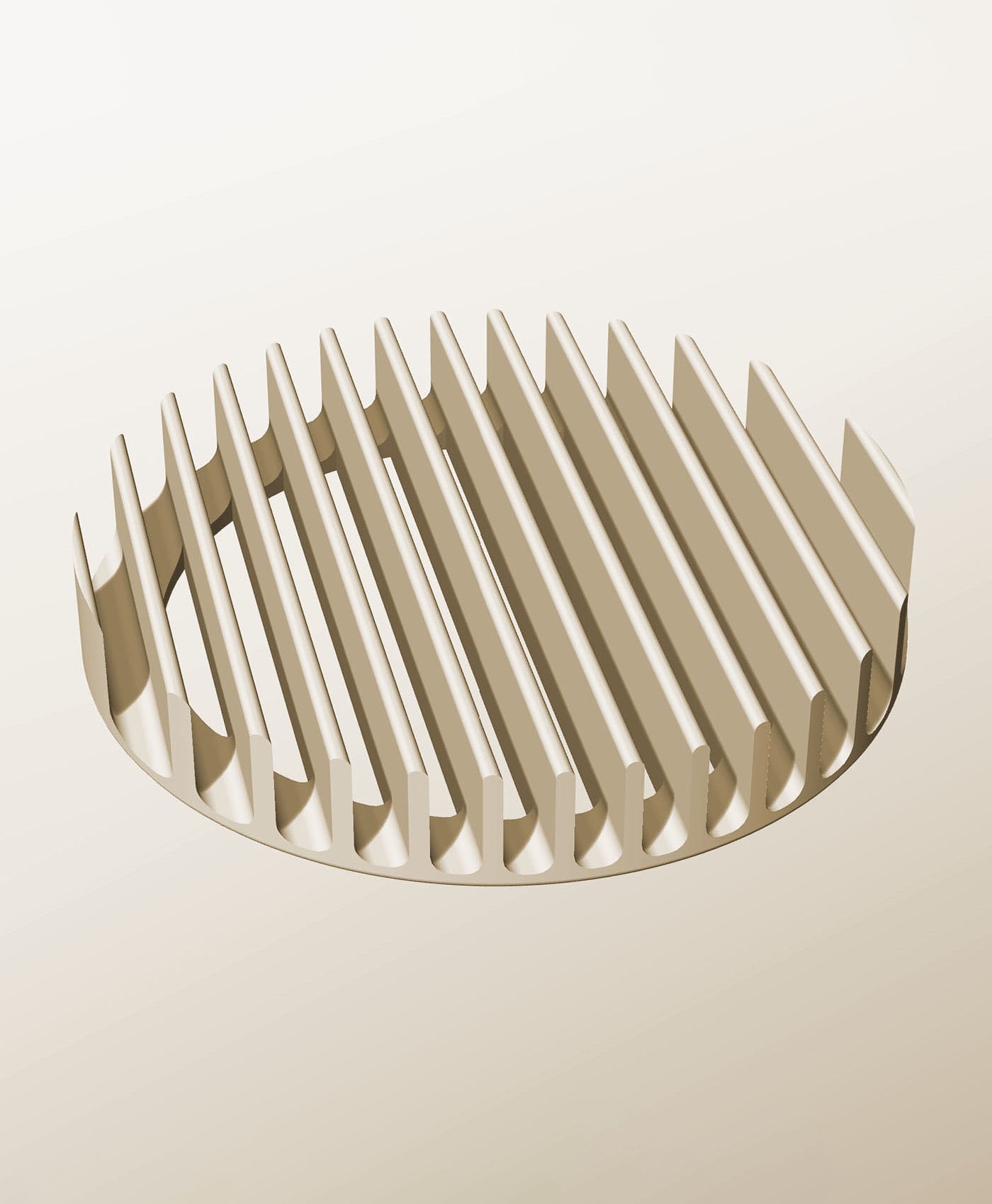 ARR96-15 Slotted Rack With Louvers - Slotted Dry Rack 3d model