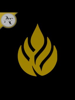 Simple Flame Symbol - 2D Art 3d model