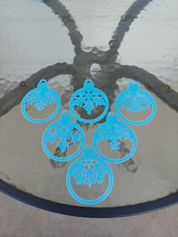 CHRISTMAS ORNAMENTS 3d model