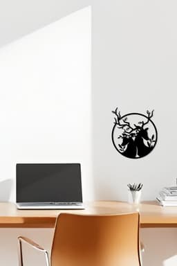 Deer Wall Art, Wall Decor, Home Decor 3d model