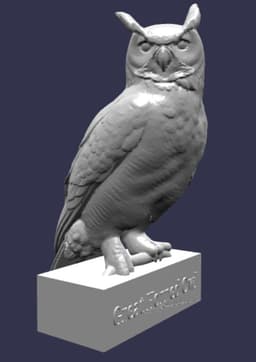 Great Horned Owl 3d model