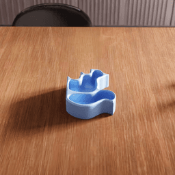Squirrel Shaped Snack and Organizer Tray 3d model