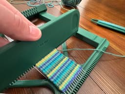 Pocket Loom Weaving Kit 7"x7" 8-dent 3d model