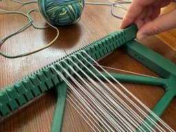 Pocket Loom Weaving Kit 7"x7" 8-dent 3d model