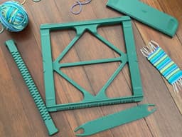 Pocket Loom Weaving Kit 7"x7" 8-dent 3d model